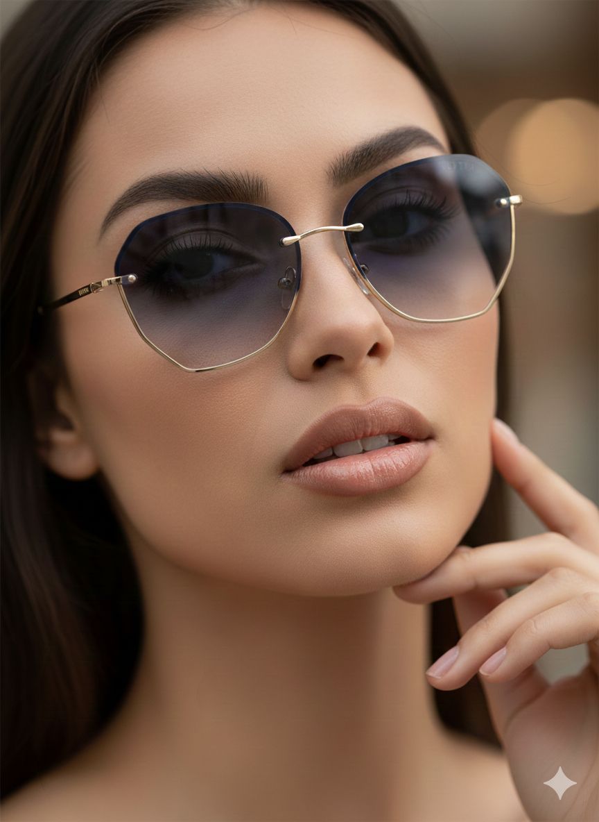 Metal Frame Black Shades
