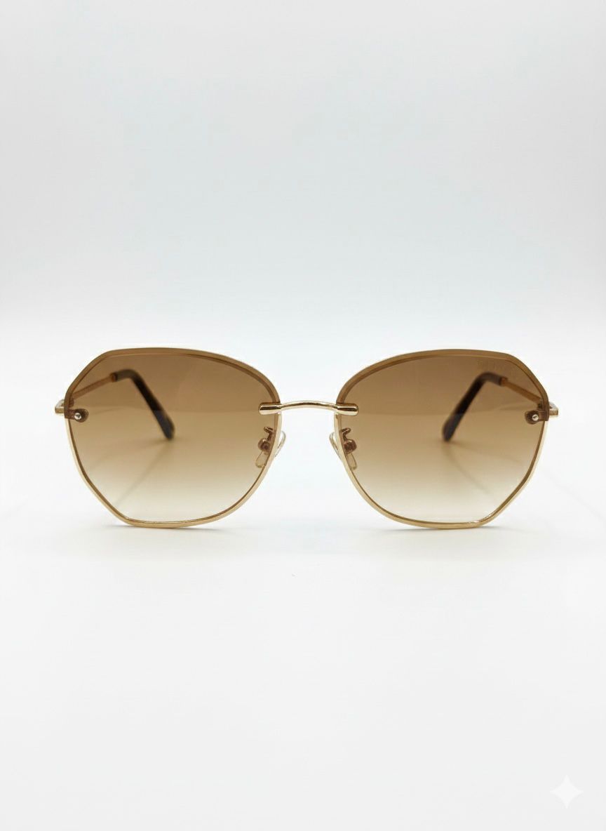 Rimless Brown Shades
