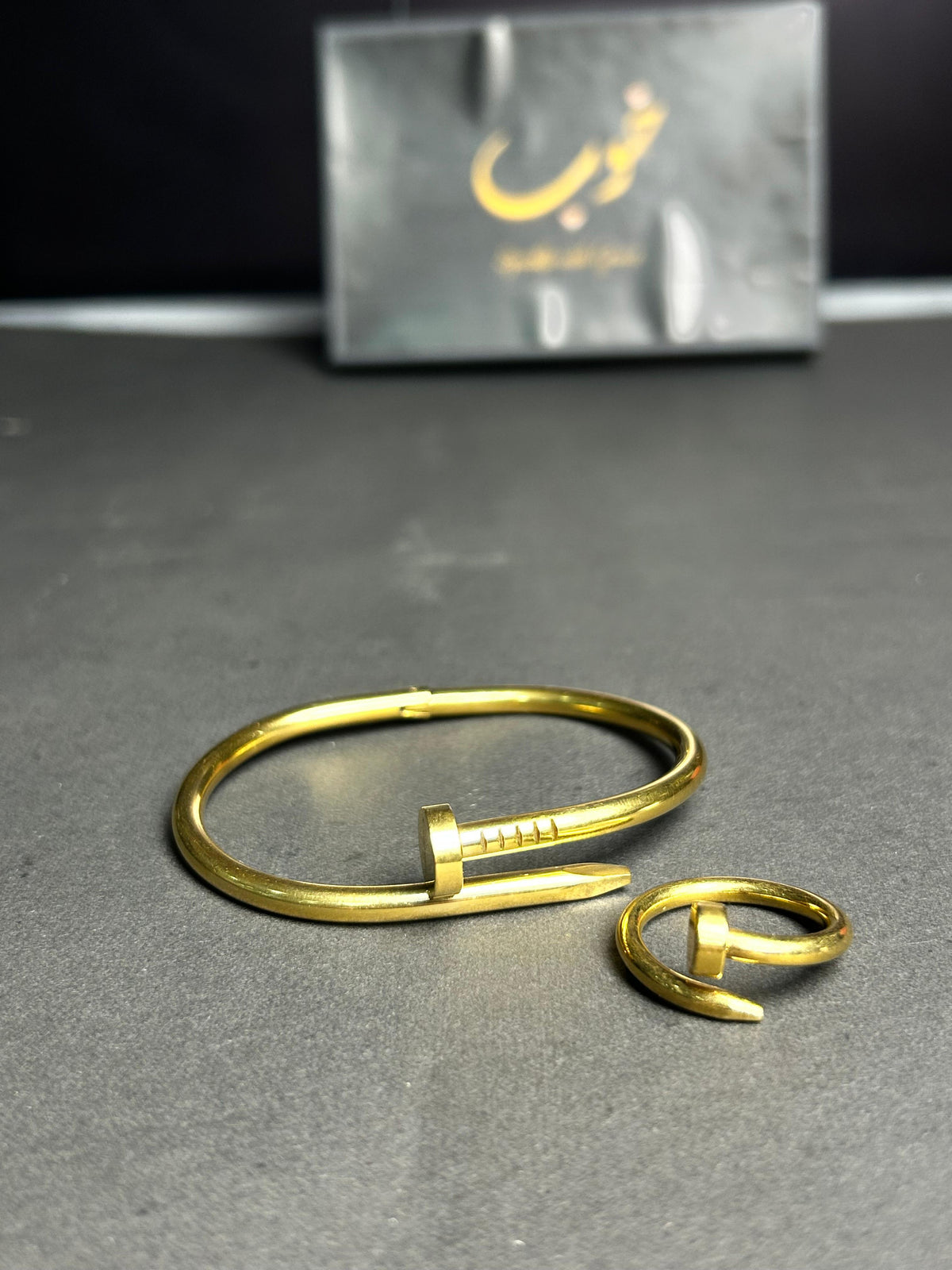 Car-tier Nail Bracelet and Ring