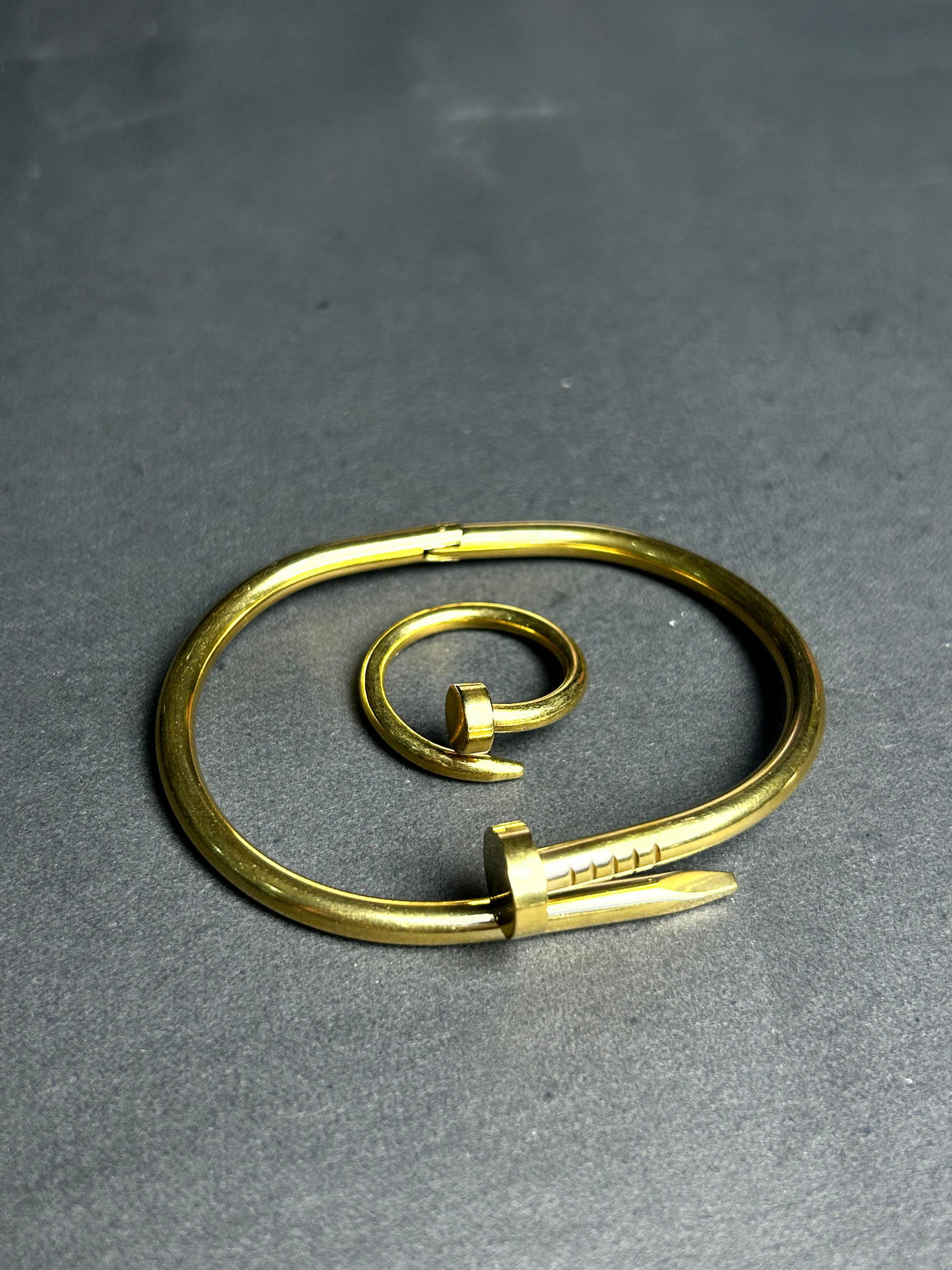 Car-tier Nail Bracelet and Ring