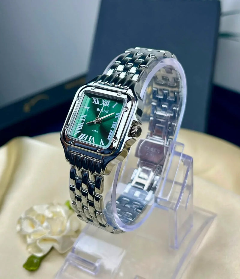 BOLUN Silver Tone Quartz Watch