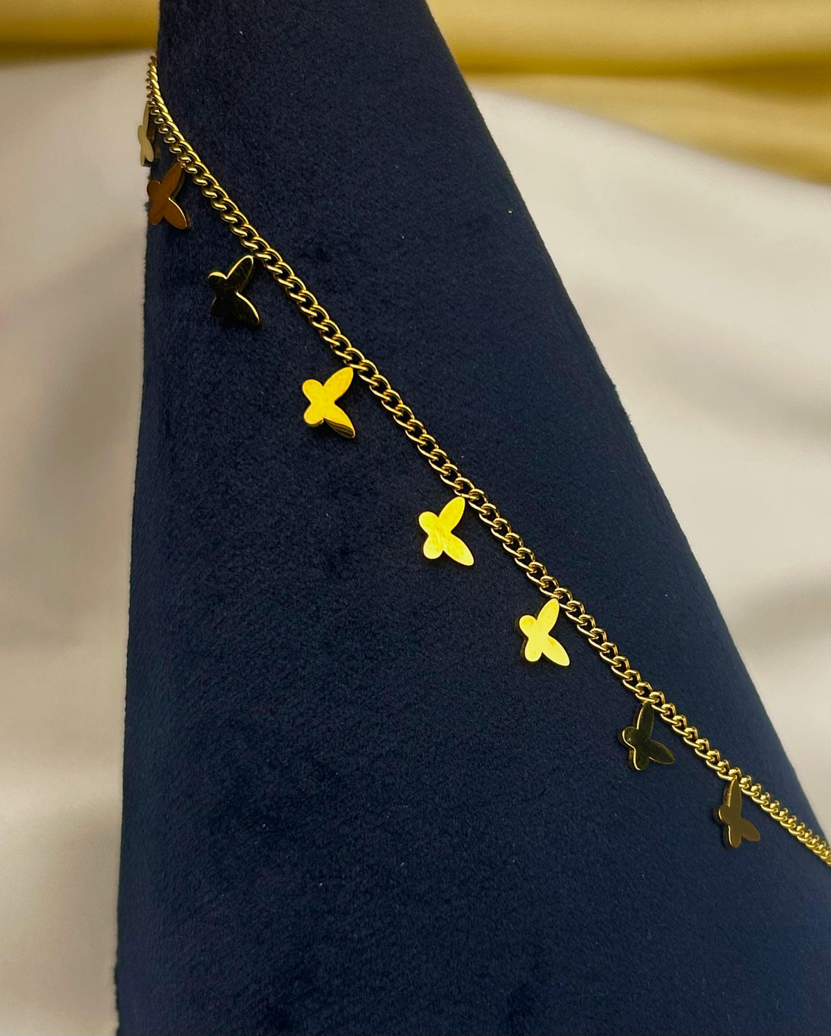 Golden Butterfly Charm Payal