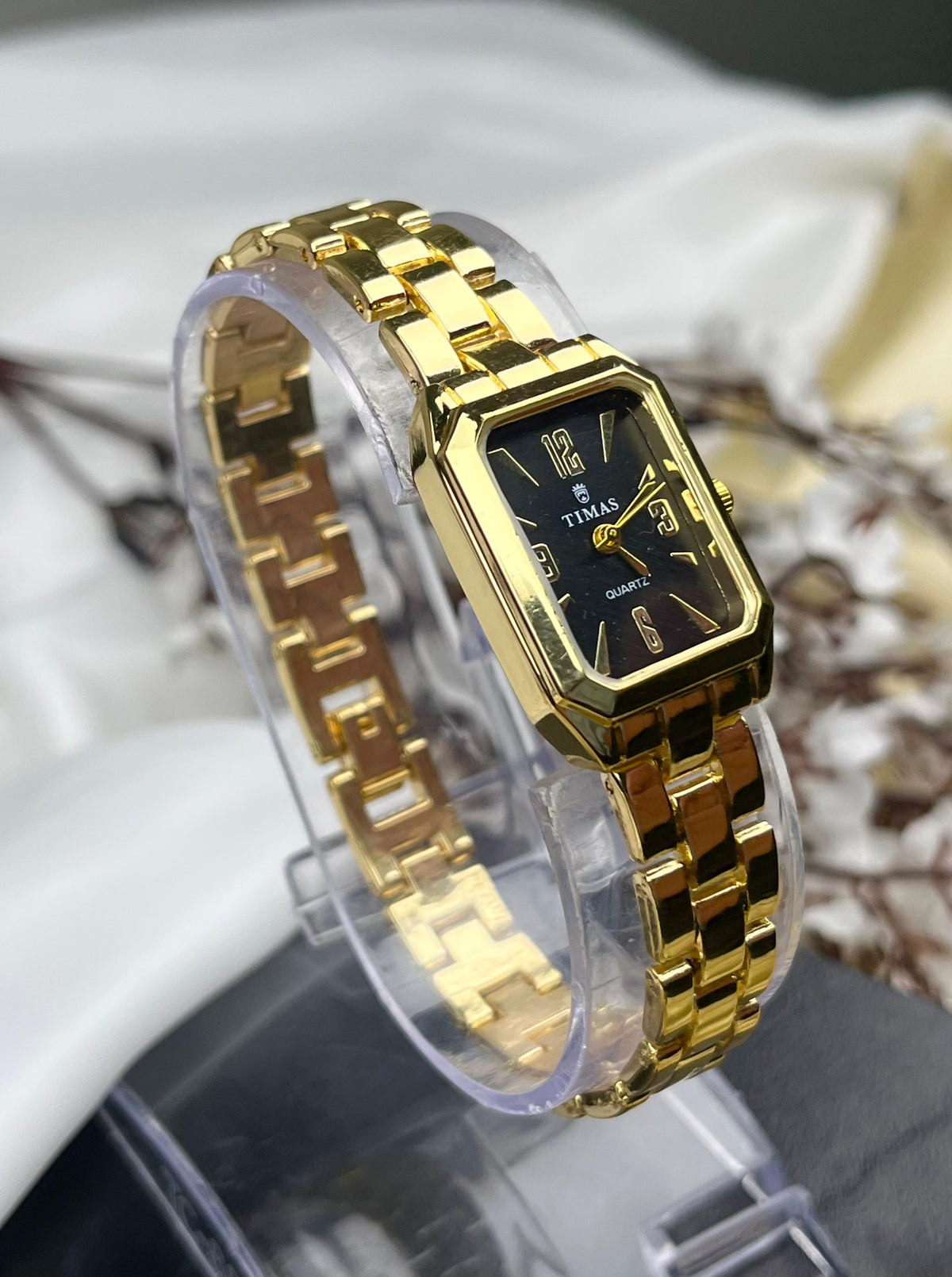 TIMAS Iconic Golden Watch